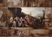 Frans Francken II The Parable of the Prodigal Son oil on canvas